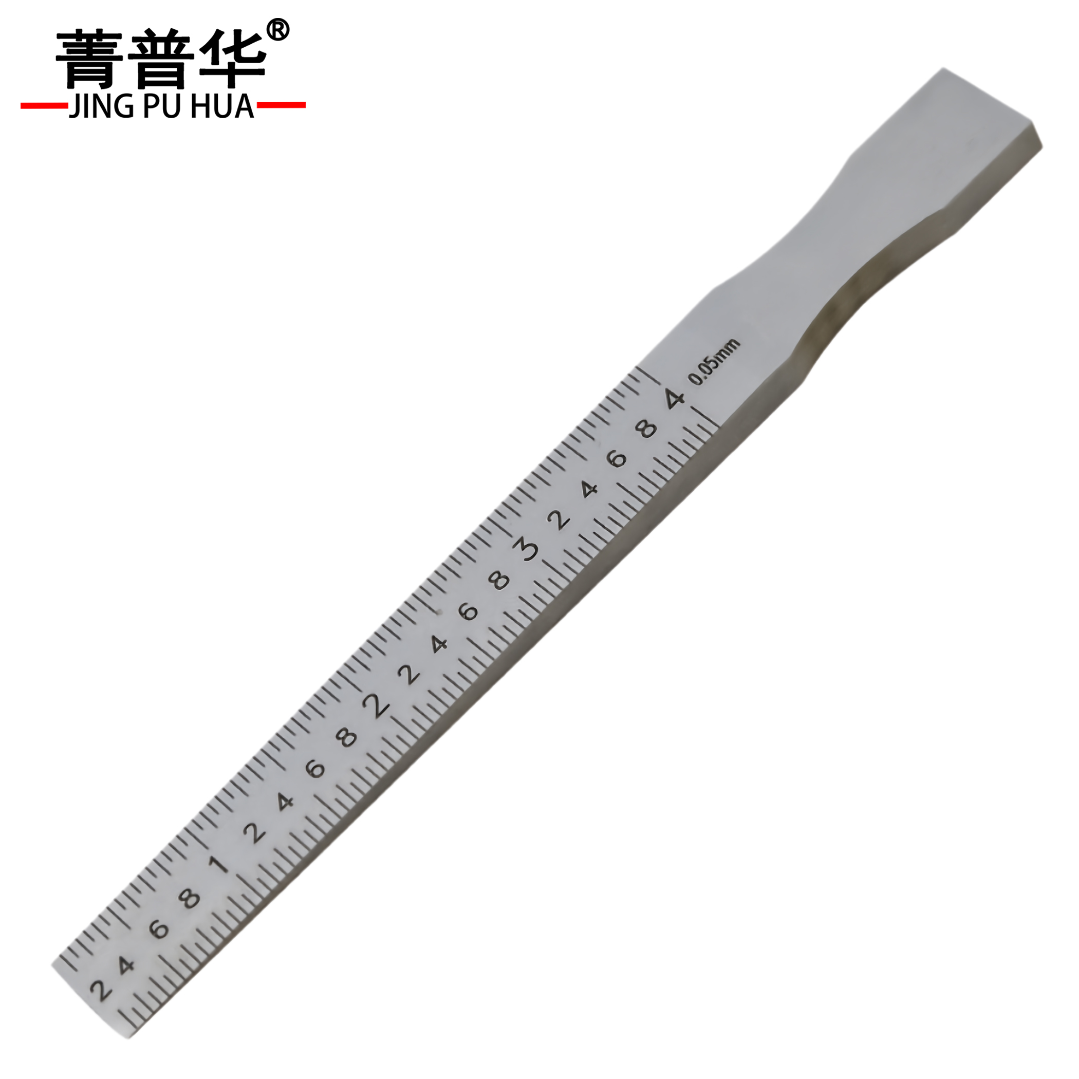 菁普华 斜面缝隙楔形塞尺 0.2-4mm 刻度:0.05mm 把高清大图