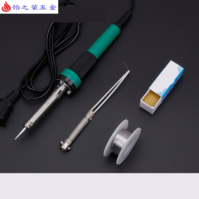 恒温电烙铁套装家用电子维修可调温电洛铁焊锡锡焊焊接工具电焊笔 40W外热标配+发热芯