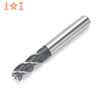 上工粗齿直柄立铣刀10mm 粗柄铣刀铣削加工刀具3刃高速钢
