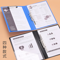 得力deliA4文件夹强力双夹单夹板夹长押夹多规格可选办公学生文件整理单个装