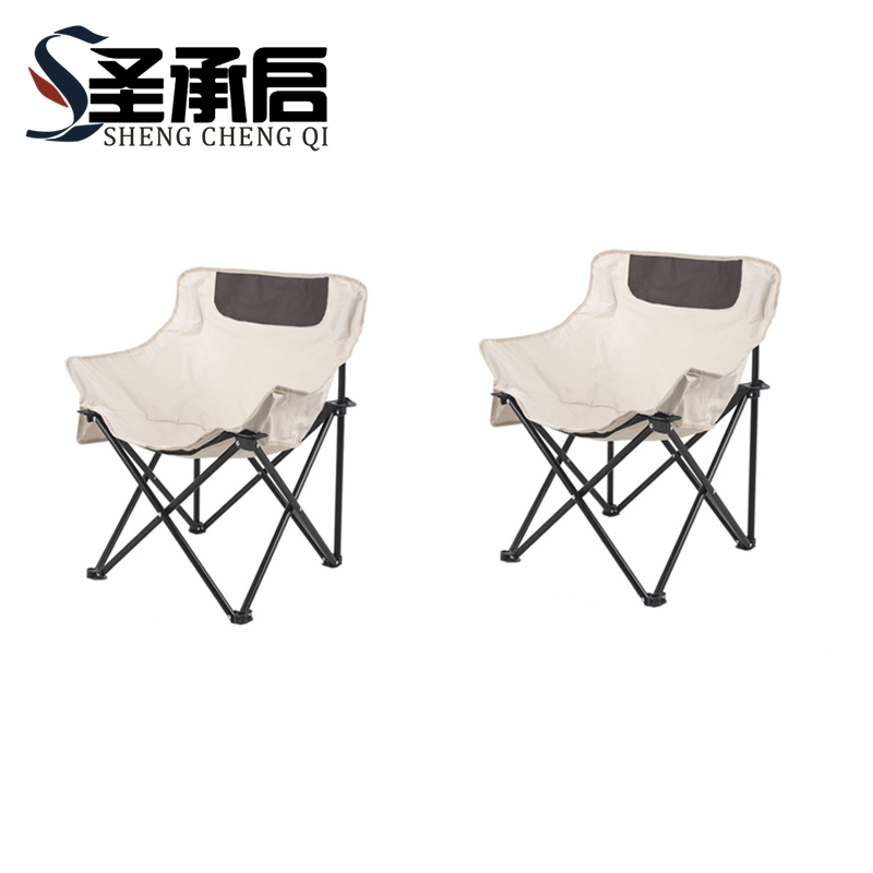 圣承启 月亮椅 白色 把高清大图