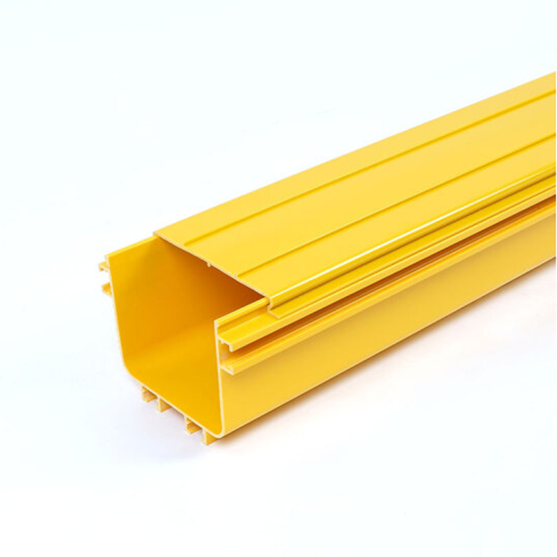 宇启恒飞光纤槽道尾纤槽abs阻燃塑料线槽黄色光纤线槽240*100