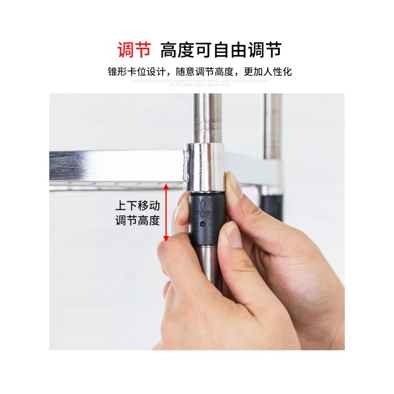 厨房转角置物架多层不锈钢三角架墙角放锅架子厨具用品收纳架锅架收纳层架 三维工匠高清大图