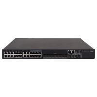 华三（H3C）S5500V2-28C-EI 24口三层千兆以太网交换机 网络全管理可堆叠 双电源 中小企业核心商用 万兆