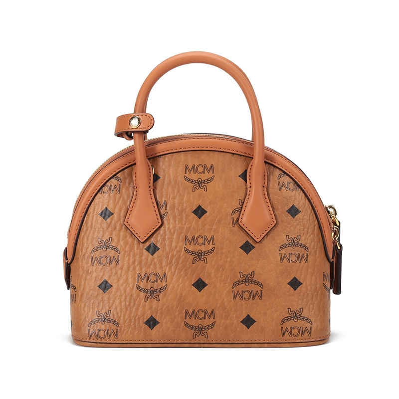 mcm女士annavisetos系列涂层帆布手提单肩斜挎包小号mwtbsnn02