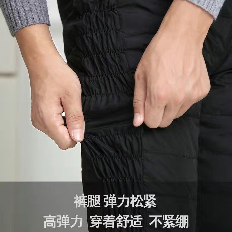 冬季女士棉裤中老年外穿直筒弹力大码女士保暖长裤高清大图