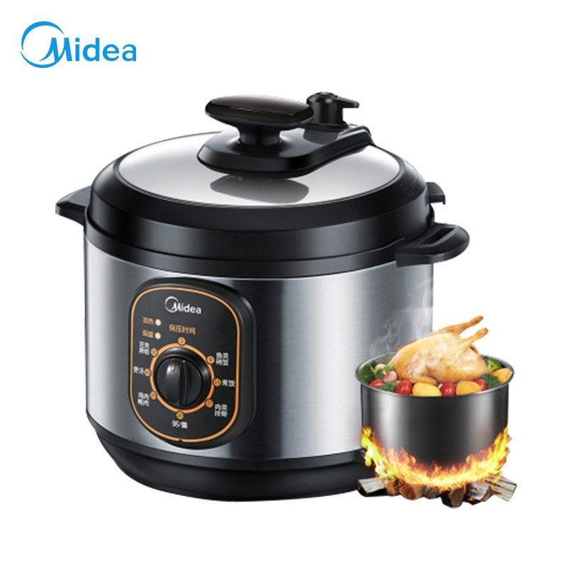 美的(Midea)电压力锅 4L机械式电高压锅家用高压煮饭煲汤12PCH402A