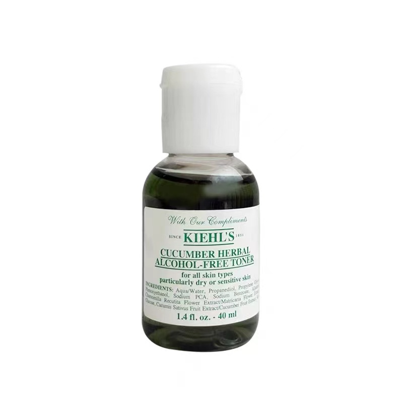 科颜氏Kiehl’s黄瓜植萃爽肤水[中样][40ml*3支]补水保湿清爽不粘腻控油平衡收缩毛孔舒缓肌肤 40ml*3