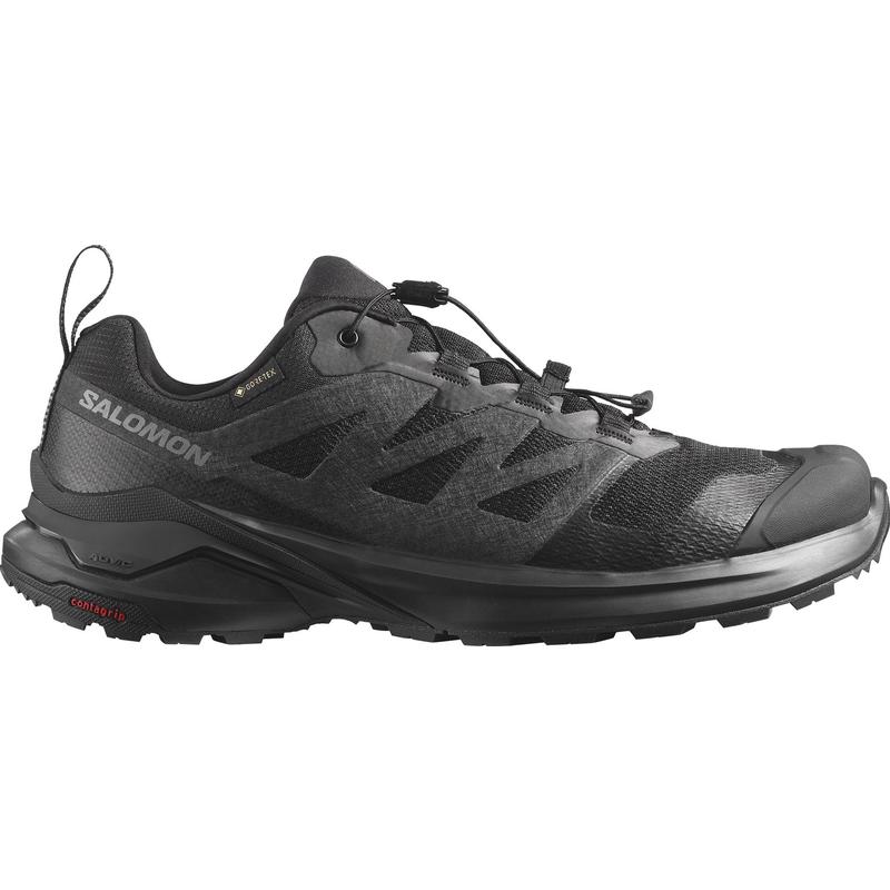 SALOMON萨洛蒙 X-Adventure GTX新款户外男越野跑鞋缓震耐磨正品 Black_-_Black_-_Black 41
