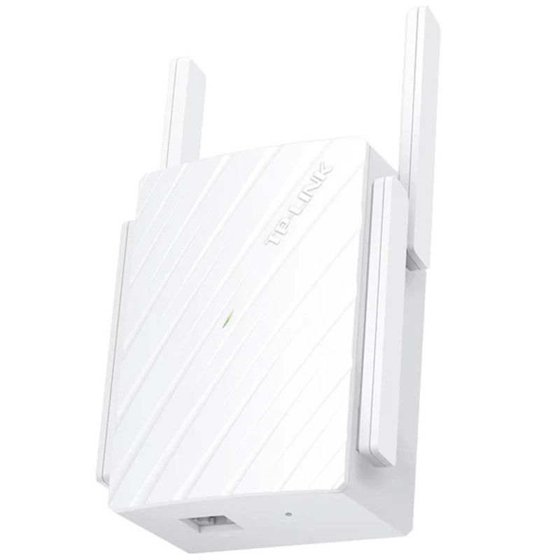 TP-LINK网络信号放大器WiFi增强扩展器1200M千兆双频5G高速TL-WDA6332RE家用无线网络中继高速穿墙信号接收加强扩大延长 带网口支持主路由器有线扩展或接电脑使用