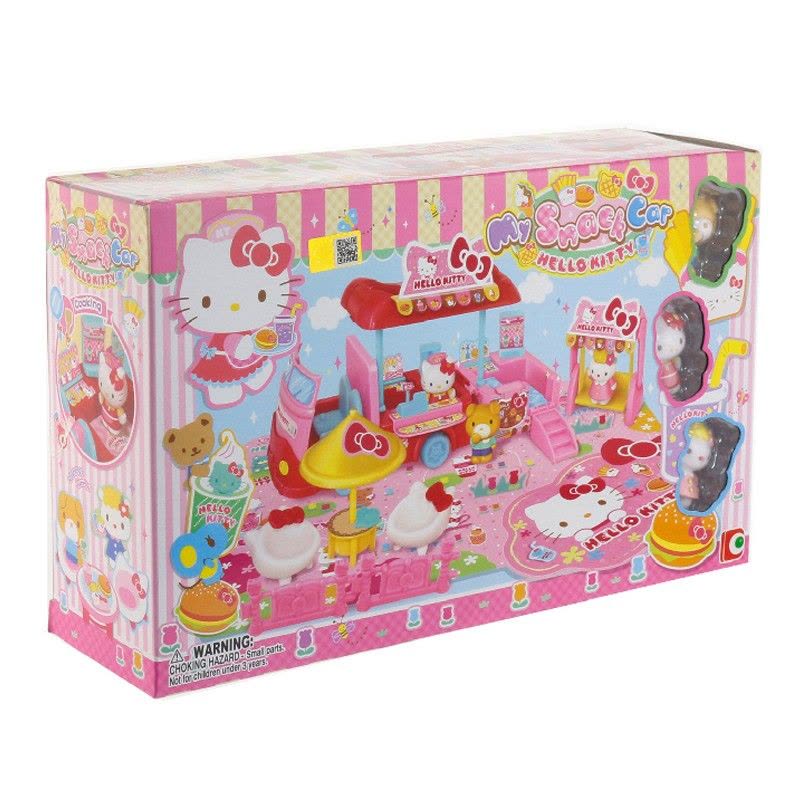 凯蒂猫hello kitty女孩过家家玩具 街角物语 游乐场 生日礼物厨房手工制作DIY图片
