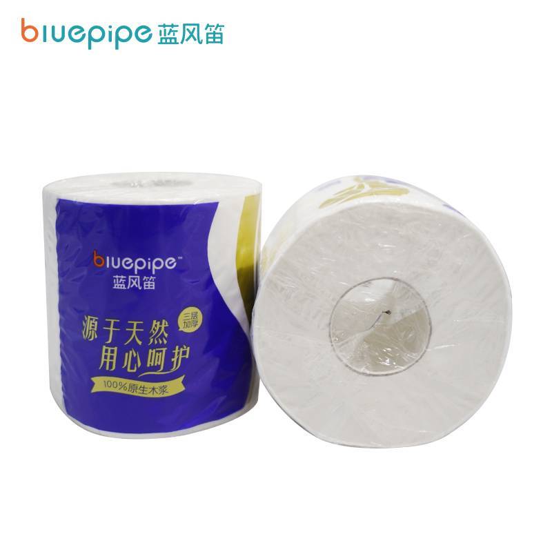 蓝风笛 卫生纸 150g*10卷 件高清大图
