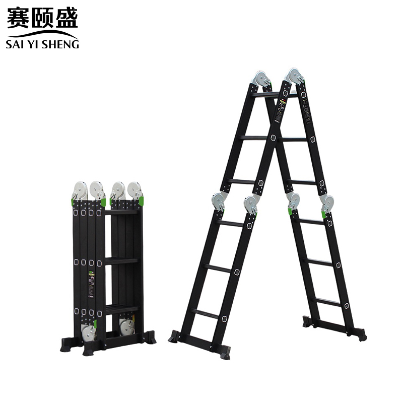赛颐盛 四折三步梯5mm厚度1200*600*1650mm个