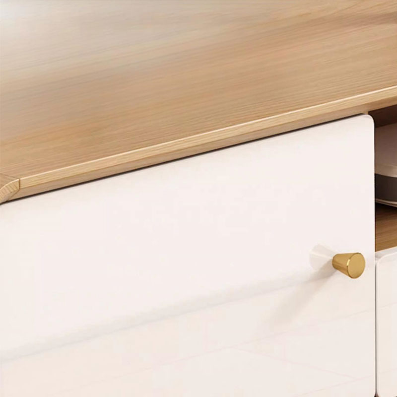 宜掌柜 实木餐边柜 50*35*105cm 个高清大图