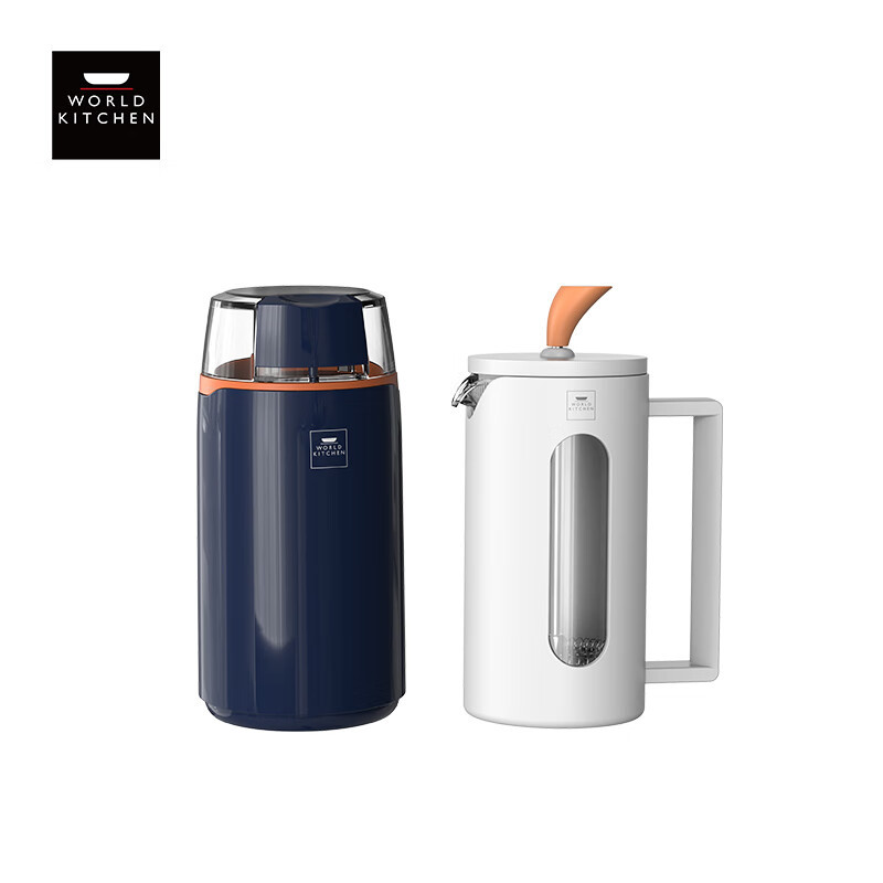 康宁/WORLD KITCHEN咖啡组合套装磨豆机咖啡豆研磨机 WK-HMD0201/KZ