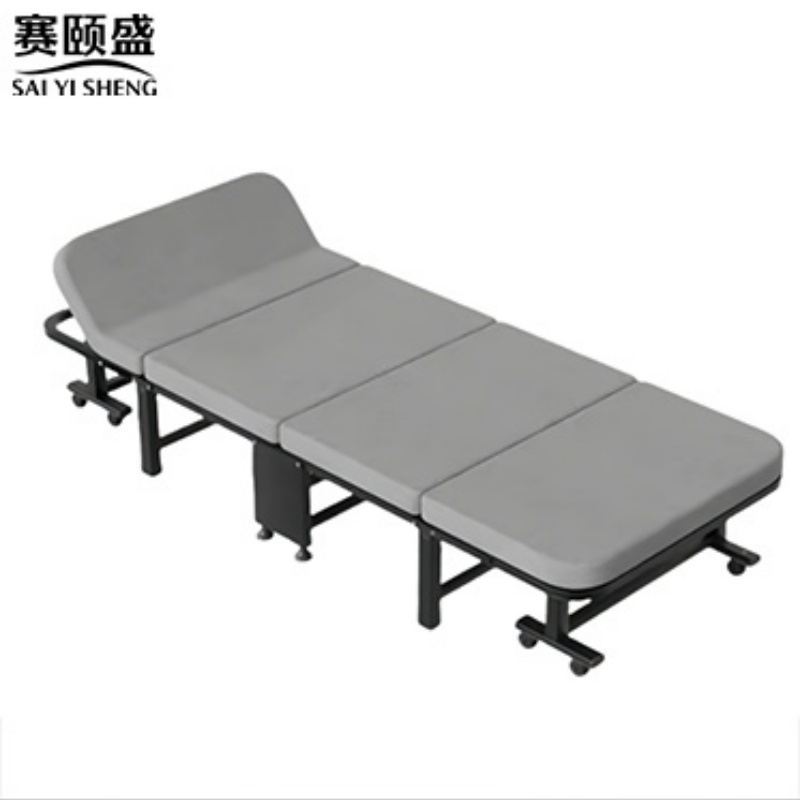 赛颐盛办公室午休折叠床乳胶棉麻布1900*800*280mm张高清大图