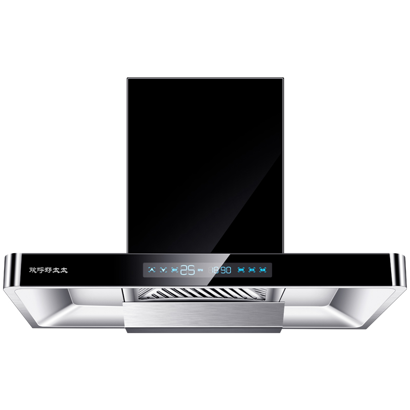 欢呼好太太26立方米大吸力油烟机 变频单烟机欧式顶吸式吸油烟机抽烟机雨风 自行安装高清大图