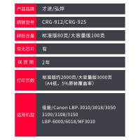 出众适用佳能MF3010硒鼓打印机复印一体机墨盒易加粉crg912晒鼓imageCLASS