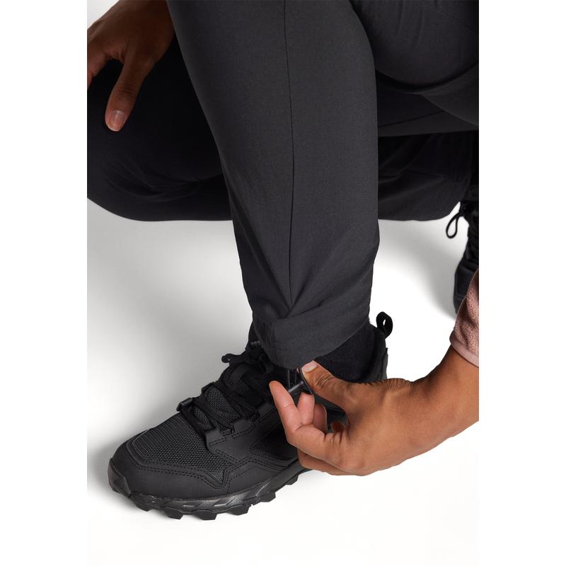 Adidas阿迪达斯女士户外徒步速脱运动长裤修身直筒九分ZIP OFF可高清大图