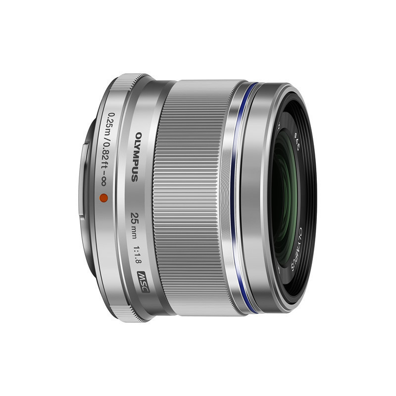 奥林巴斯（OLYMPUS） 25mm f1.8 微单镜头银色 奥林巴斯卡口 46mm 7片