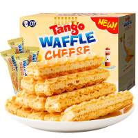 印尼进口Tango奥朗探戈咔咔脆威化饼干奶酪味160g 夹心威化