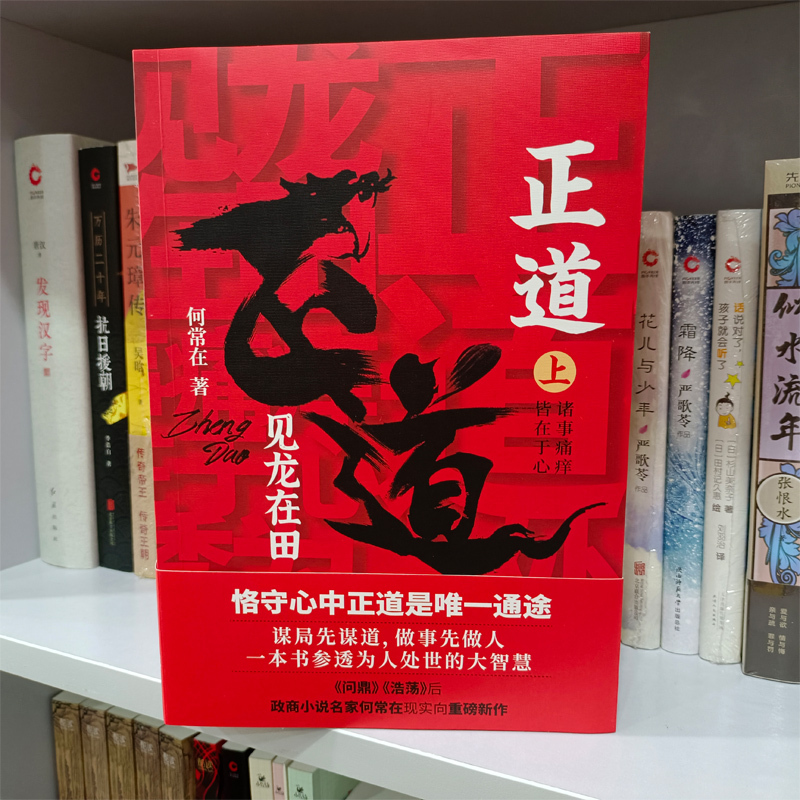[正版]正道见龙在田 2册完整版何常在 著 政商小说名家何常在重磅新作 公务员生意人职场人社会人读书 一本书正道见龙在田