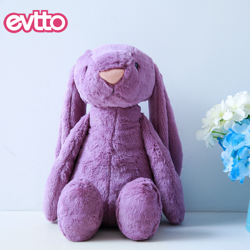 evtto官方旗舰店正版长耳朵兔子玩偶可爱毛绒玩具兔子公仔女生布娃