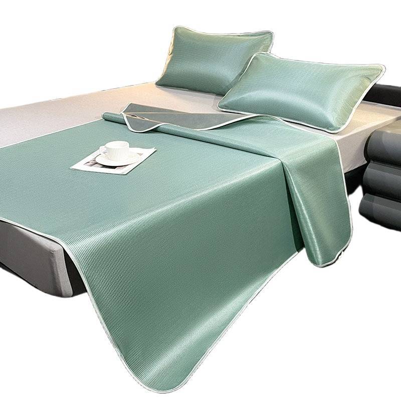 浩博时代 凉感冰丝凉席两件套 120*195CM 套图片