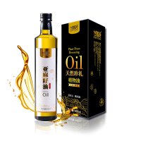 【中华特色】环县馆 甘膳源亚麻籽油500毫升冷榨一级天然婴儿宝宝食用油纯胡麻油亚麻油月子油