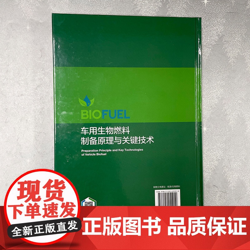车用生物燃料制备原理与关键技术 车用生物燃料制备原理与转化工艺 典型工程案例及技术 生物能源研发及制备工程技术人员参考书高清大图