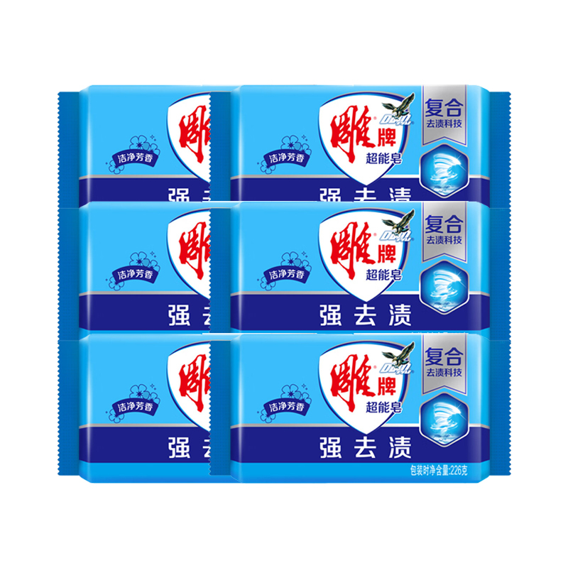 雕牌 透明皂 102g*6块