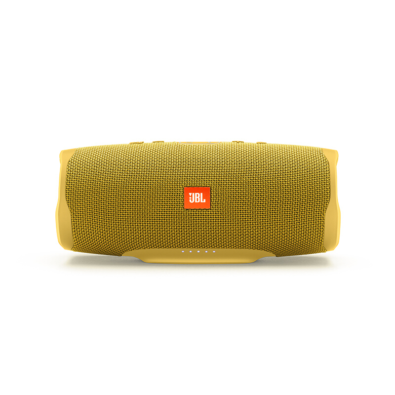 JBL Charge4 音乐冲击波4 蓝牙小音箱 便携迷你音响 低音炮 防水设计 支持多台串联 黄色高清大图