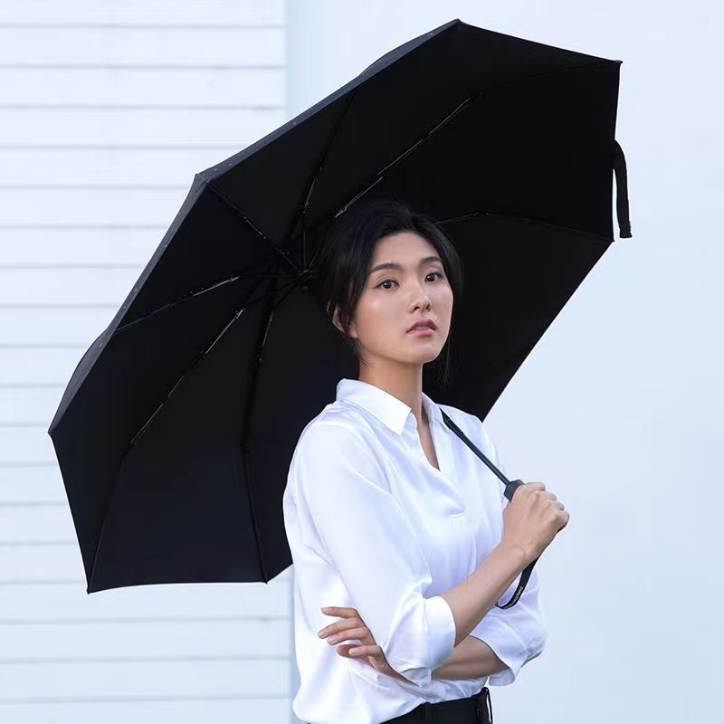 [官方旗舰店]日常元素自动折叠伞 晴雨两用男女双人太阳伞学生防晒高清大图