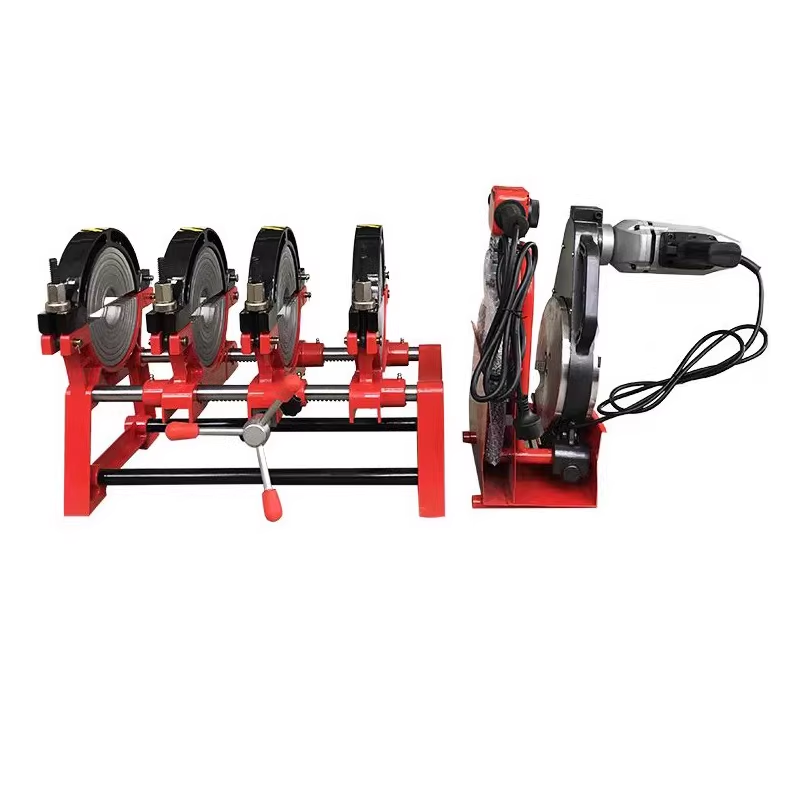 中锦科技 PE管热熔焊机 PE焊机手动对接焊机 63-160[二环整机]数显+保压 台高清大图