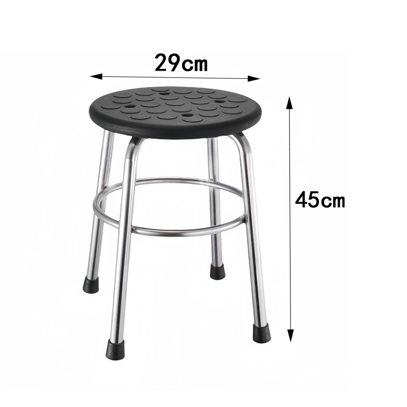 悦兴诚不锈钢圆凳高清大图