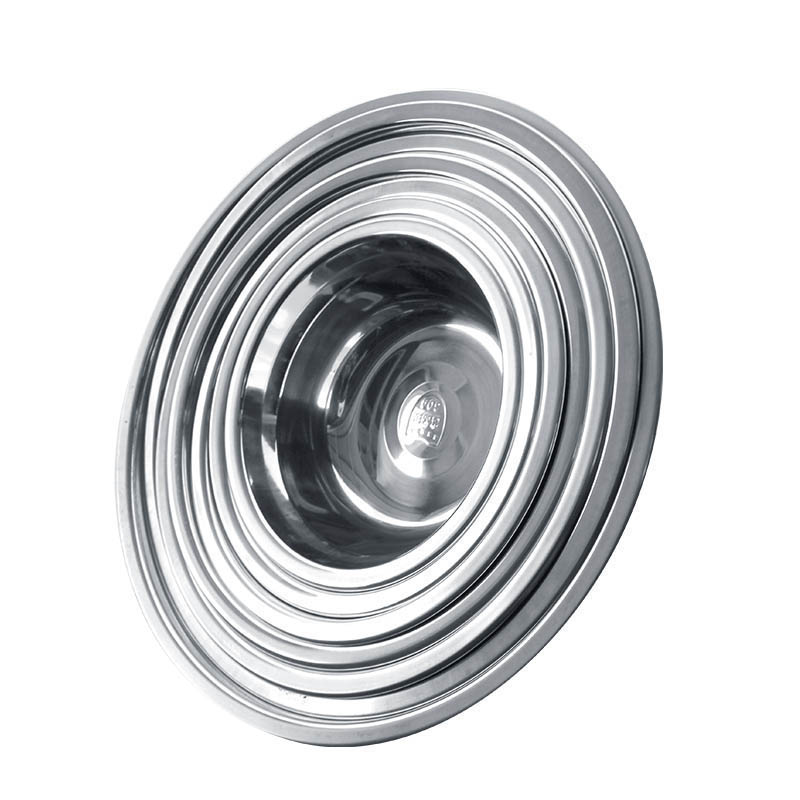 金迪乐不锈钢菜碟菜碗菜盘深盘多用盘高清大图