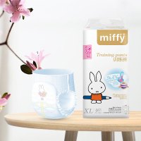米菲(miffy)SOLOVE 云弹乐动婴幼儿成长裤 拉拉裤 尿不湿 男女通用 XL码 46片