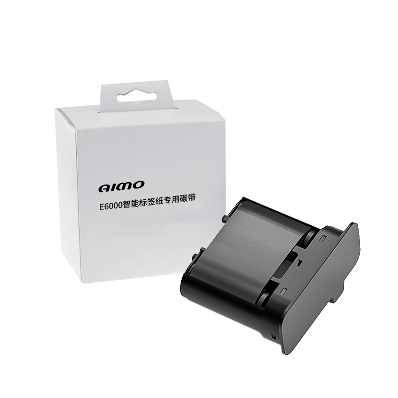 爱墨 E6-RIB-BK-1热转印全树脂碳带色带黑色 50mm*31m/个高清大图