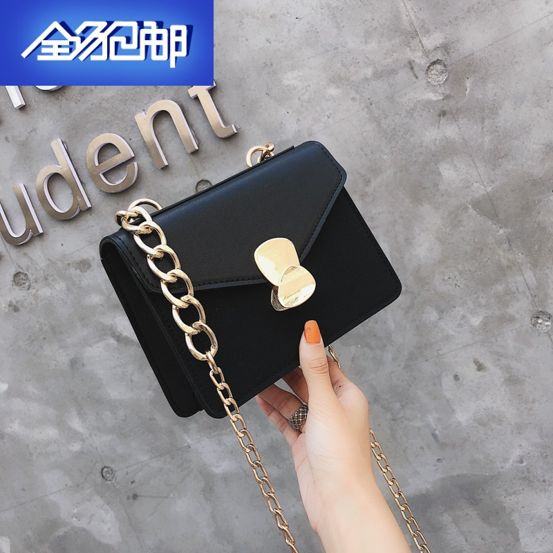 新加坡新款小ck情书包金属粗链条装饰女士