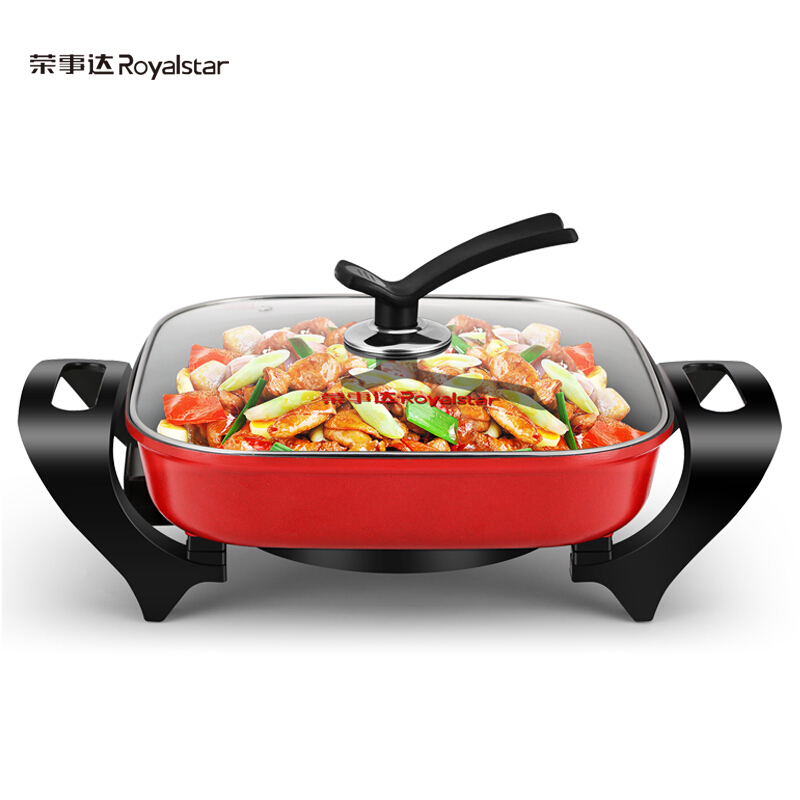 荣事达(Royalstar)电火锅韩式家用多功能4L电煮锅电热锅电炒锅Y