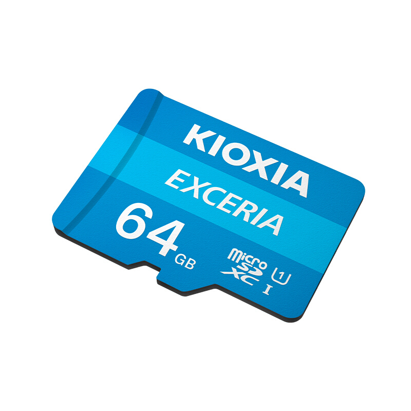 铠侠(Kioxia)(原东芝存储)64GB TF(microSD)存储卡 高速系列 U1 读速100M/S 支持高清拍摄