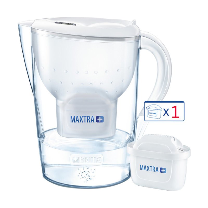 德国 碧然德(Brita)Marella系列滤水壶海洋系列1壶1芯 3.5L 白色高清大图