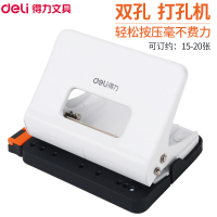 得力deli 0141 打孔机 颜色随机 文具装订 活页本打洞器打眼机 圆形孔打孔器 装订圈 手工纸张DIY多功能办公用