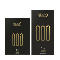 杜蕾斯(Durex) 避孕套 001-3只+001-6只 超薄款 安全套套 男用成人情趣计生用品byt