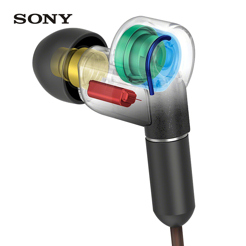 索尼（SONY) XBA-N3AP 立体声耳机 高灵敏度趋动 防缠绕 圈铁混合式驱动单元 Hifi耳机 手机通话耳机