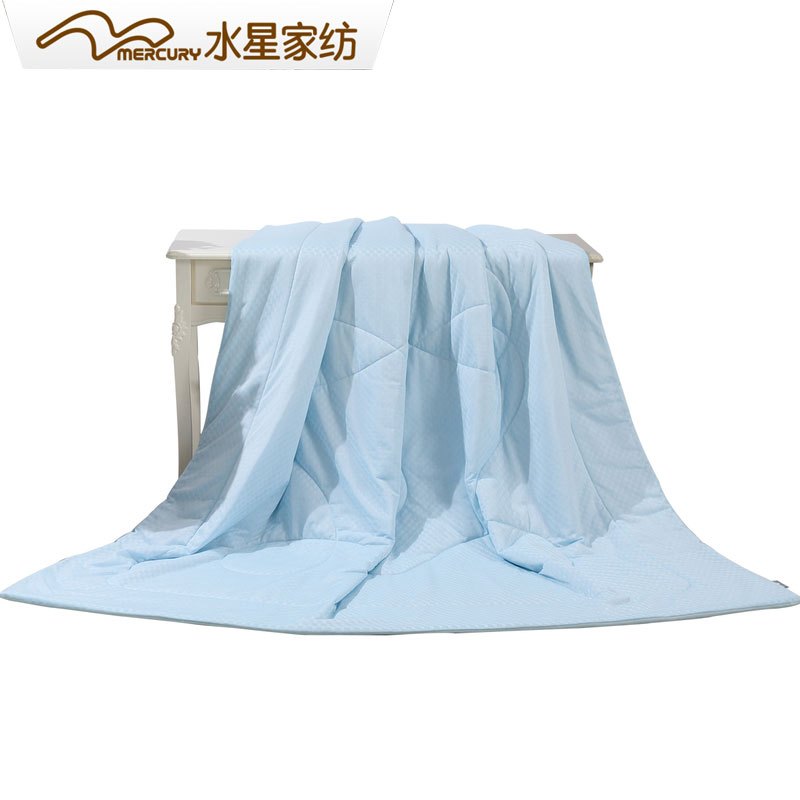 水星(MERCURY) 家纺 Cool凉感夏被空调纯色纤维夏凉薄被1.5/1.8米床上用品被子