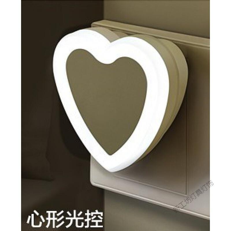 苏宁放心购 创意插电节能小夜灯卧室床头小灯插座式睡觉光感应led光控夜明灯