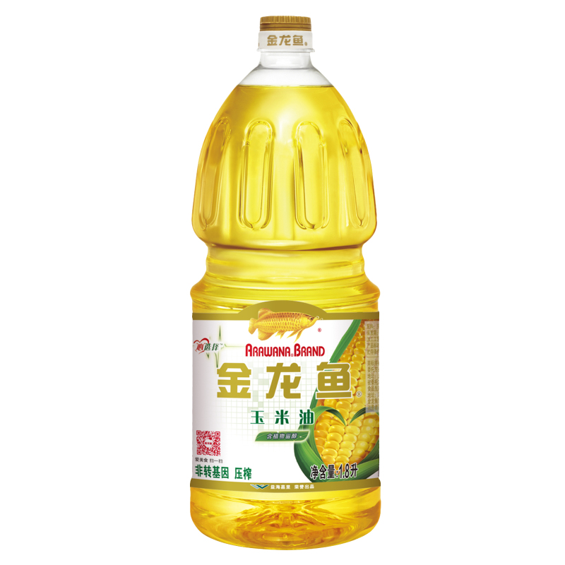 金龙鱼 玉米油1.8L 健康食用油非转基因 物理压榨优质原料高清大图