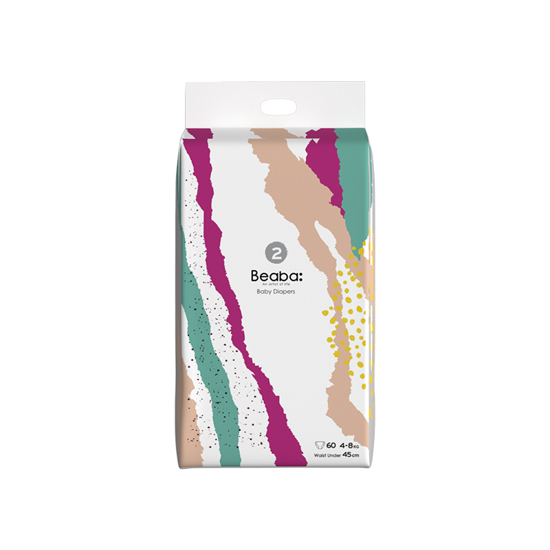 BEABA 炫彩纸尿裤S码60片