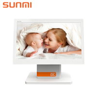 SUNMI商米D1S母婴店收银机触摸屏专用收银系统一体机商用单双屏收款机